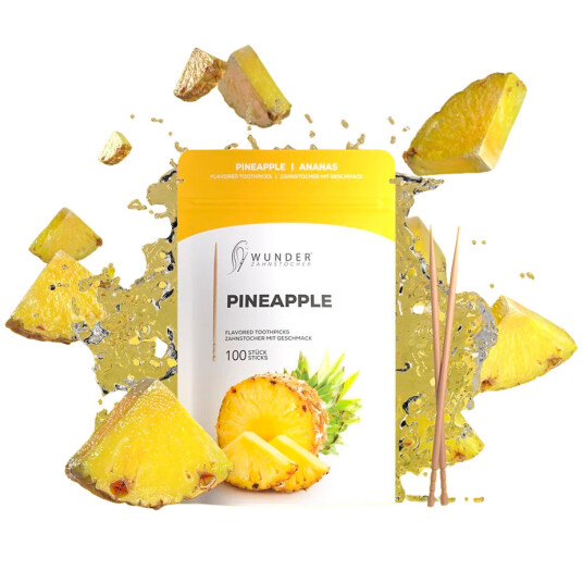 Wunder Tannpirkere Smaksatt Ananas Refill