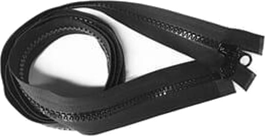 GLIDELÅSSKYVER SPIRAL 5 MM YKK METALL BRUN