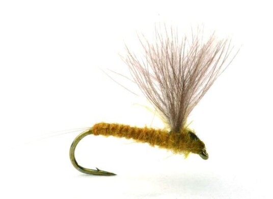 Umpqua Flies Rune"S Cdc No-Hackle Light Olive