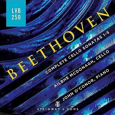 MediaTronixs Ludwig van Beethoven : Beethoven: Complete Cello Sonatas 1-5 CD 2 discs (2021) Pre-Owned