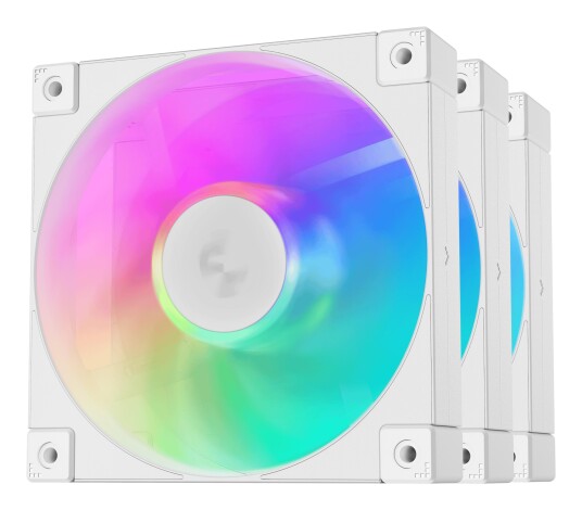 Deepcool FD12 ARGB 120mm Viftessett 3-Pack Hvit Deepcool FD12 ARGB 120mm Viftessett 3-Pack Hvit
