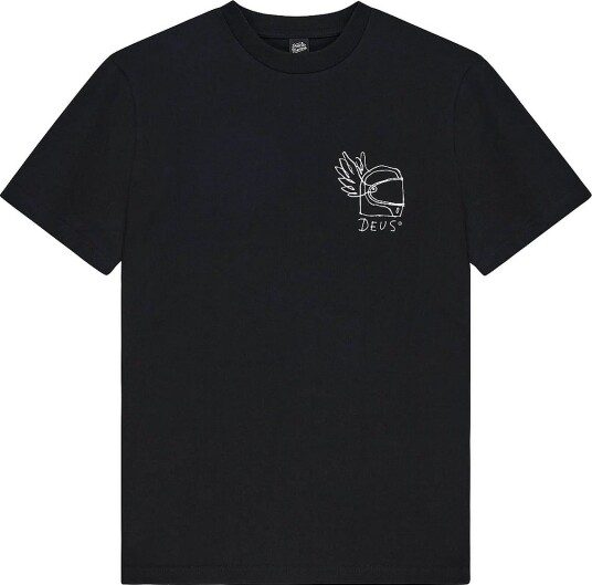 Deus Ex Machina Harajuku Helmet Tee   BLACK   S