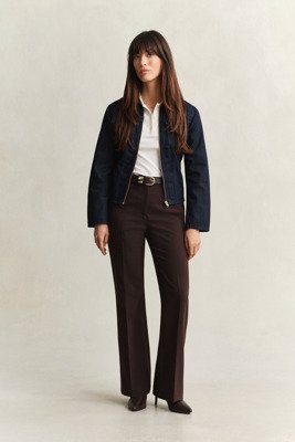 Gant Slim Flared Slacks   Brown   44