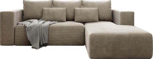 Listowel 3 sits Hörnbäddsoffa Beige/Light beige Listowel 3 sits Hörnbäddsoffa Beige/Light beige
