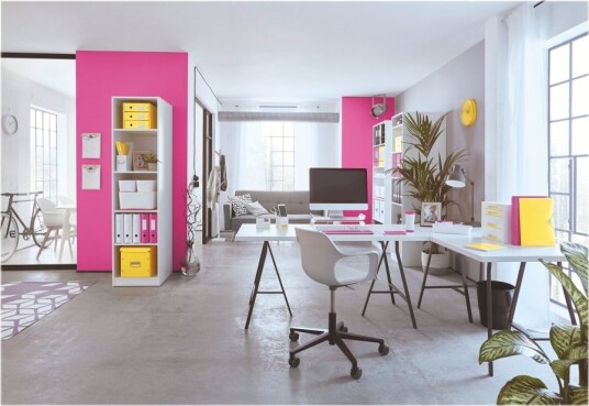 Leitz Wow Cube   Skuffskap   5 Skuffer   For A4 Maxi   Gul