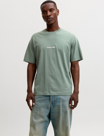 Jack & Jones Jornorrebro Emb Tee Ss Crew Neck Noos Khaki green XL