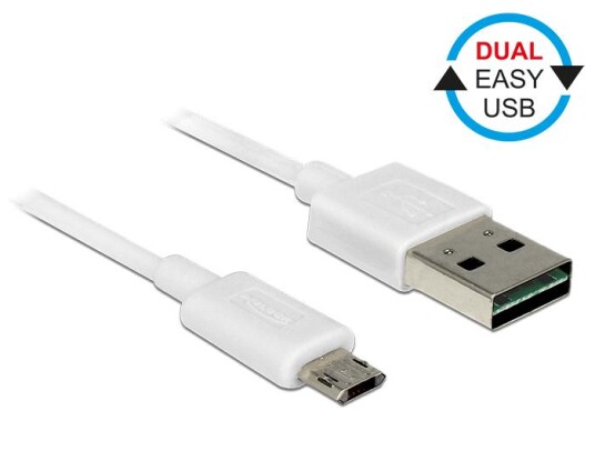 Delock EASY USB Micro B Til USB 0.5m Delock EASY USB Micro B Til USB 0.5m