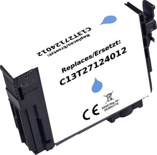 Renkforce Blekk Erstatning For Epson T2712 27Xl, C13t27124012 Kompatibel Cyan Rf-Et2712xlc Rf-6922900 Renkforce Blekk Erstatning For Epson T2712 27Xl, C13t27124012 Kompatibel Cyan Rf-Et2712xlc Rf-6922900
