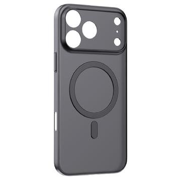 Momax iPhone 17 Pro Max CaseForm Lite MagSafe deksel   gjennomsiktig svart