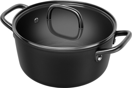 Zwilling Milano Gryte Med Glasslokk 24 Cm Svart 1035053 Zwilling Milano Gryte Med Glasslokk 24 Cm Svart 1035053