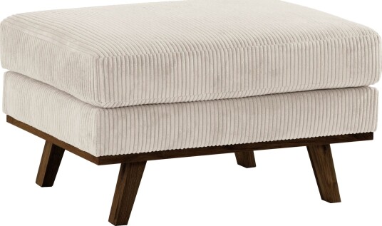Copenhagen Fotskammel Cordfløyel - Beige
