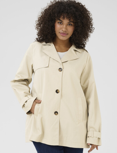 Kaffe Curve Kctricia Jacket - Cream - 50