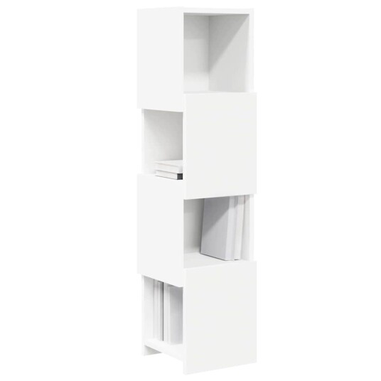  Hjørneskap Hvit 25,5x25x102cm Konstruert tre