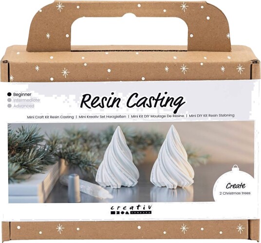 Creativ Company Hobbysett Gjutharts Juletrær DIY