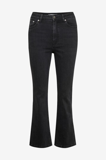 Gestuz Jeans EmilindaGZ HW 7/8 Flared Pants Grå