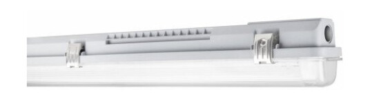 Ledvance Damp Proof armatur til 1xT8 LED rør, 600 mm, grå