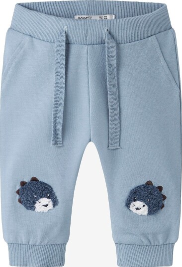 Name It baby Sweatpants nbmKnop Unb Blå