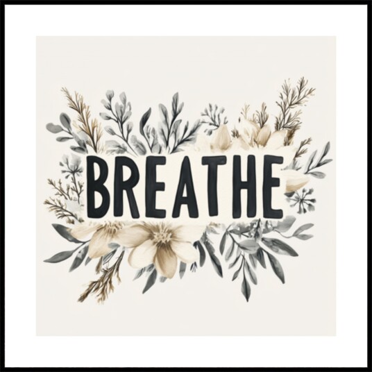 Nature's Whisper Plakat / 40x40