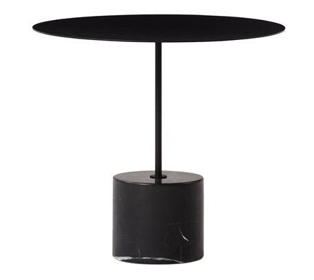 Wendelbo Calibre Sidebord Lavt Sort/ Sort Marmor Wendelbo Calibre Sidebord Lavt Sort/ Sort Marmor