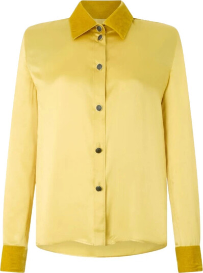 Roberto Cavalli Dame Bluser & Skjorter Gul S, Roberto Cavalli Dame Bluser & Skjorter Gul S,