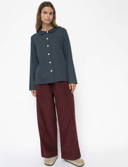 STUDIO FEDER Petra Shirt - Cotton - Blue - XS