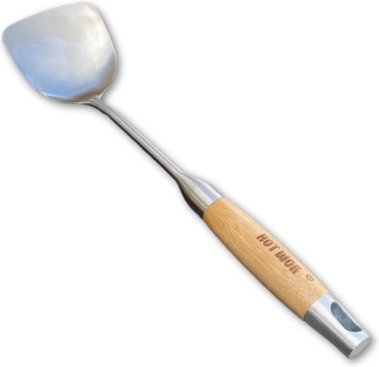 Hot Wok Hot Wok Stekespade Avrundet stekespade i rustfritt stål Hot Wok Hot Wok Stekespade Avrundet stekespade i rustfritt stål