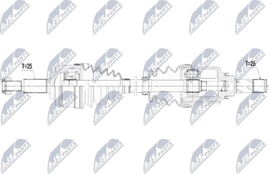Nty Drivaksel NTY NPW RE 109