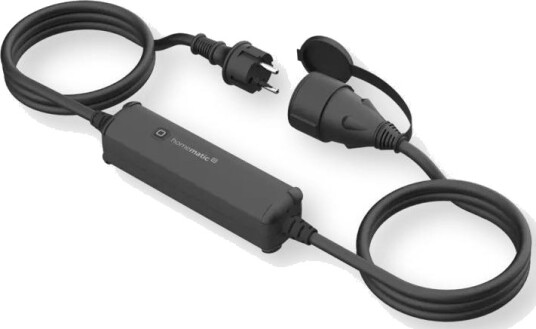 Homematic Ip 160775a0 Utendørs Stikkontakt - Trødløs, med Energimøling - Sort