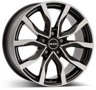 MAK Highlands blk/pol 8.5 x 20 CB72,60 ET43 5/120 8.5 x 20