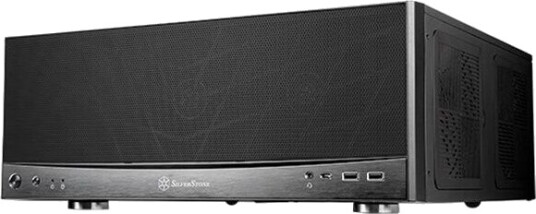 SilverStone GD11B Compact Kabinett for Mini-ITX - Svart