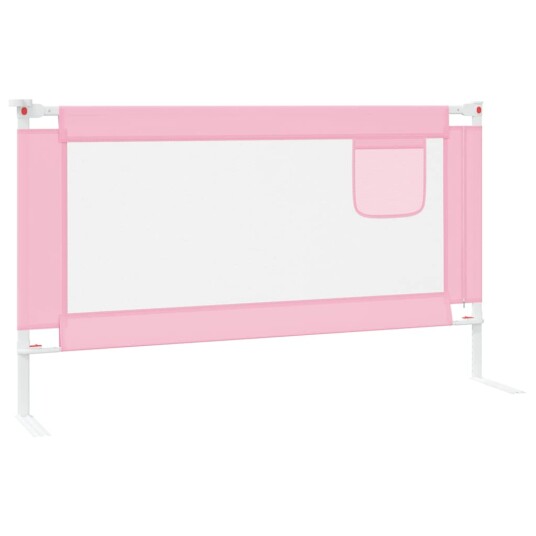 Sengehest for småbarn rosa 140x25 cm stoff Sengehest for småbarn rosa 140x25 cm stoff