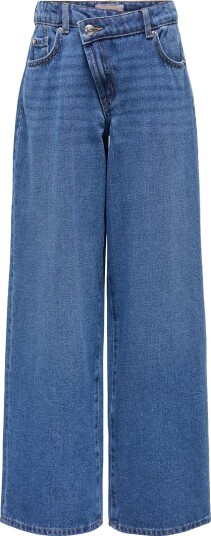 Kids Only Jeans KogHope Bred Medium+ Blue Denim Kids Only 9 år (134) Jeans Blå