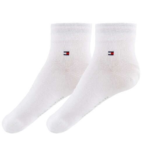 Tommy Hilfiger Sokker 2 pack Kvartal Hvit 39/42 Sokker 39 42