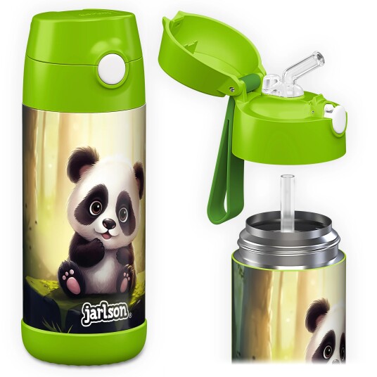 Jarlson Drikkeflaske Panda 350ml CHARLI Jarlson Drikkeflaske Panda 350ml CHARLI