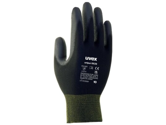 Uvex 60248 Fabrikkhansker Sort Voksen Unisex 1 Stykker En 388:2016 (4 1 3 1 X)