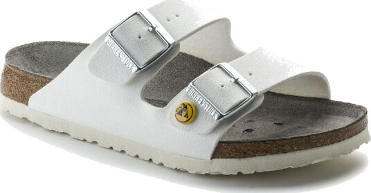 Birkenstock Arizona regular fit ESD sandaler, hvit, str. 40 white