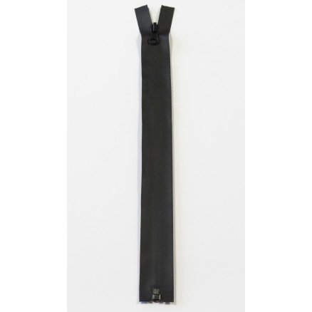 Cose Delbar glidelås med vind og vannbestandig glidelås i Sort 6 mm 75 cm