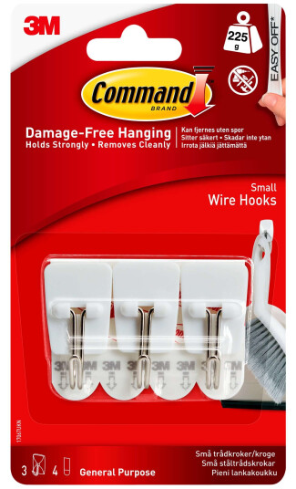 3M Command Små trådkroker 3M Command Små trådkroker
