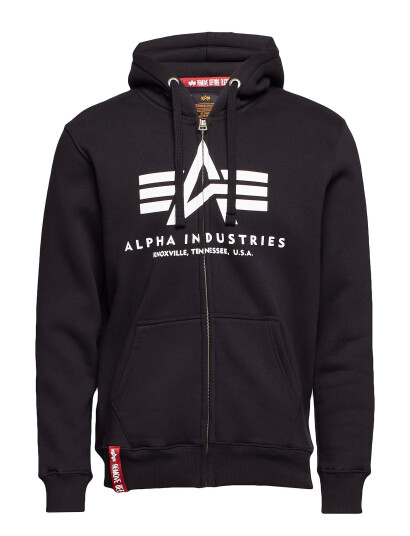 Alpha Industries Basic Zip Hoodie Bl - Black - S