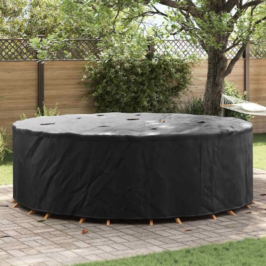  Trekk til utemøbler Svart 279 x 279 x 105 cm 210D stoff