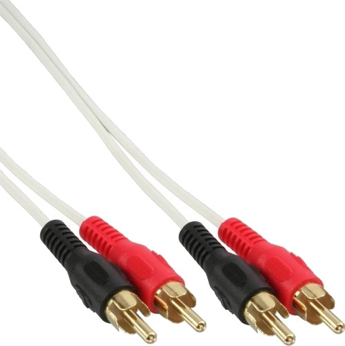 Inline 89933Y Hankjønn 2 X Rca Hankjønn 10 M Hvit