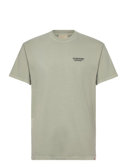 Revolution Printed T Shirt   Khaki green   XXL