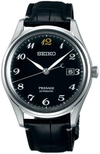 Seiko Herreklokke SJE081J1 Presage Sort/Lær Ø39.5 mm Seiko Herreklokke SJE081J1 Presage Sort/Lær Ø39.5 mm