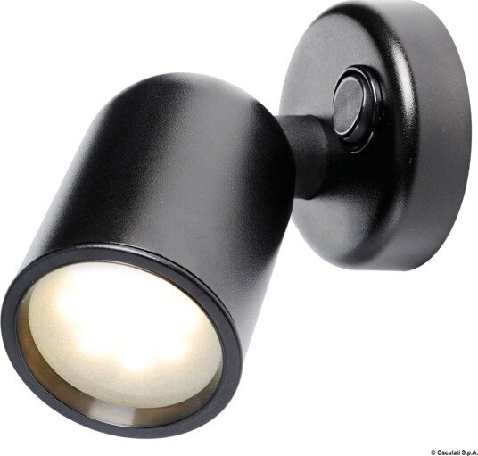LED spotlight i svart 12/24 V LED spotlight i svart 12/24 V