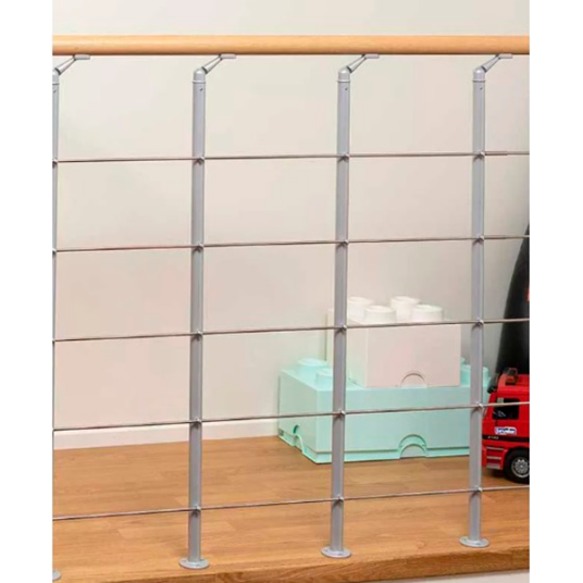 Dolle Gelender Til Repos Style6 Bøk Oljet Forlengelse Kit Pearl Grey