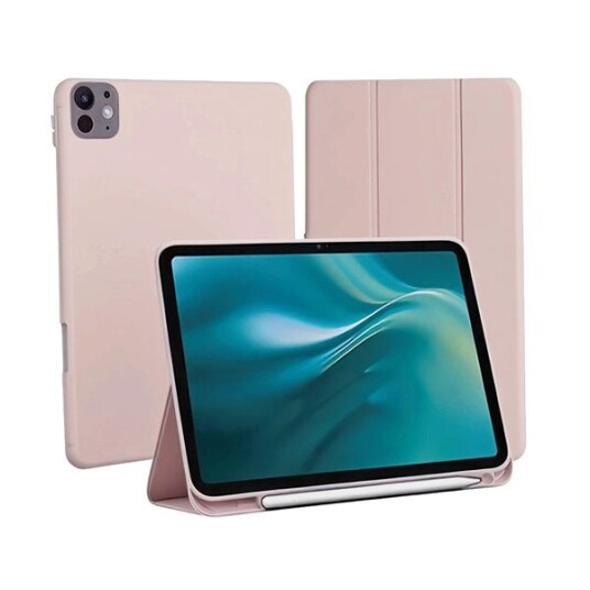 Etteri Tri Fold deksel til Apple iPad Pro 11" 2024 Rosa