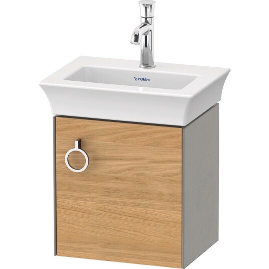 Duravit White Tulip Servantskap m/1 dør 38,4x29,8x41 cm Eik/Stengrå Matt