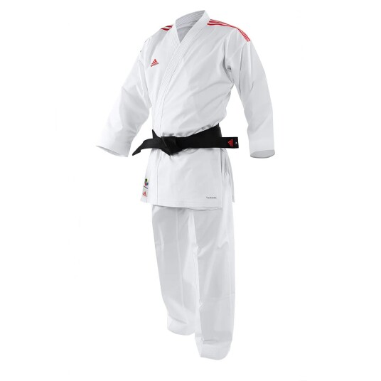 Adidas Karate Karate Gi Adidas Revoflex Hvit Rød