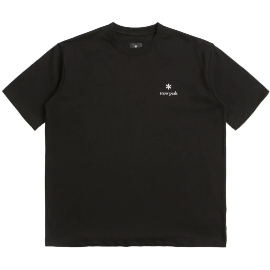 Snow Peak Nsd Logo T Shirt Black Black S