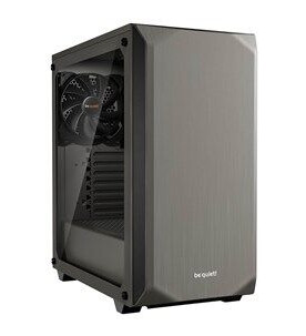 be quiet! Pure Base 500 TG - Metallic Gray - Kabinett - Miditower - Grå be quiet! Pure Base 500 TG - Metallic Gray - Kabinett - Miditower - Grå